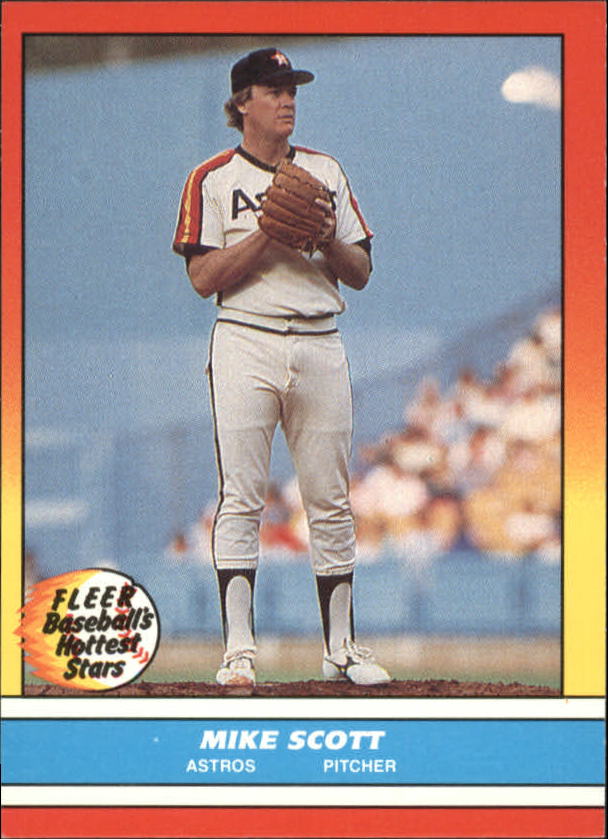 1988 Fleer Hottest Stars Baseball Cards        035      Mike Scott